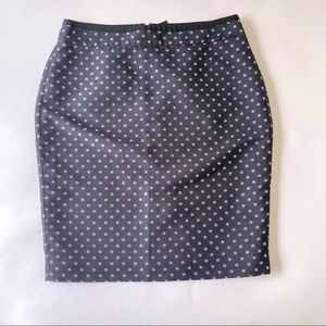 Ann Taylor blue and white pencil skirt size 8P